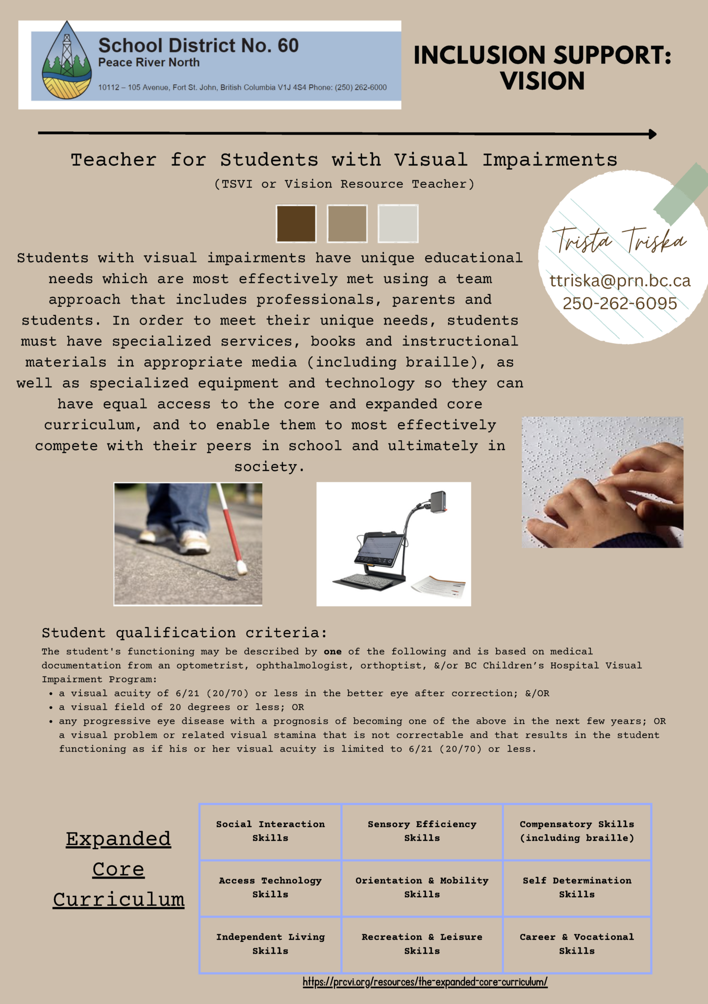 Vision - Learning Services